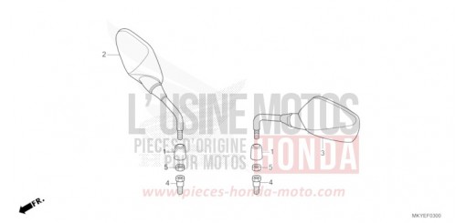 SPIEGEL (CB650RA/CB650RAC) CB650RAR de 2024